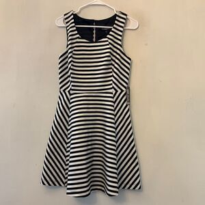EXPRESS dress black/white striped sleeveless Size S NWT